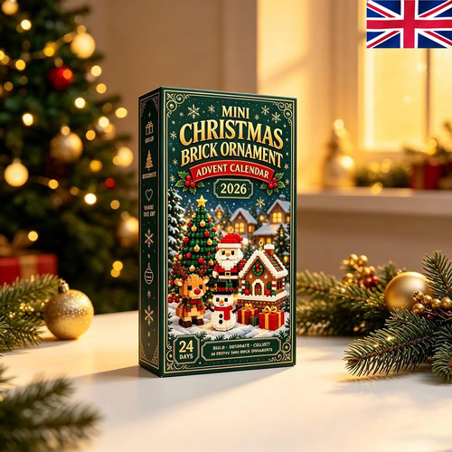 Mini christmas brick ornament - mini,