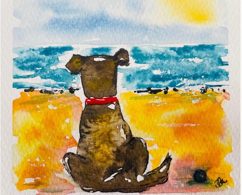 Card for dog lovers - card,
