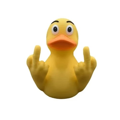 Funny middle finger - funny, duck