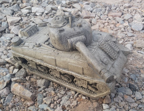 Cast stone garden military ww2 - garden,