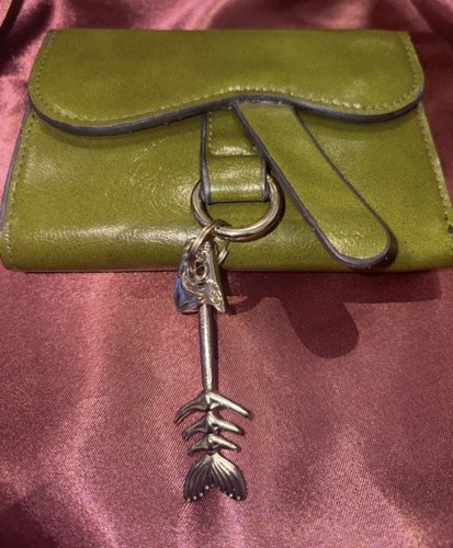 Olive green wallet with - olive,