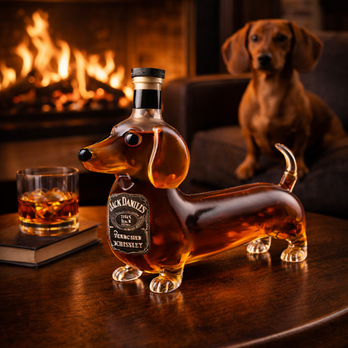 Dachshund whiskey decanter - whiskey, –