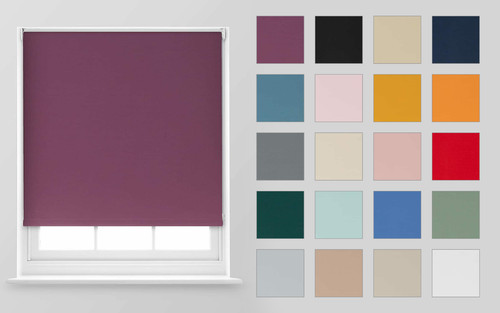 Blackout roller window blind - window,