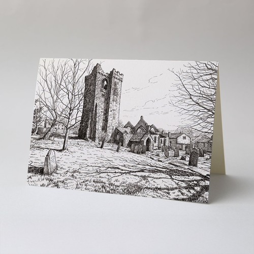 Ruined church heptonstall - church,