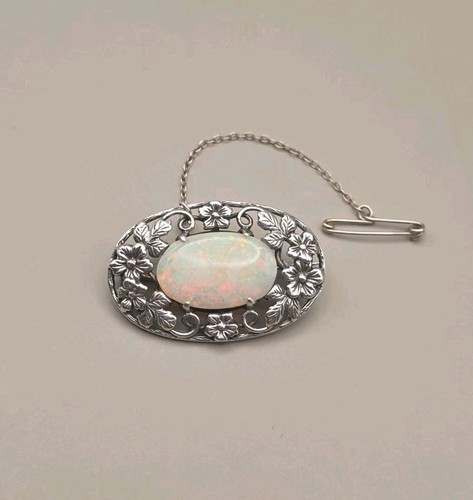 Unique antique silver opal - antique,