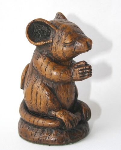 Church mouse praying ornament - church,