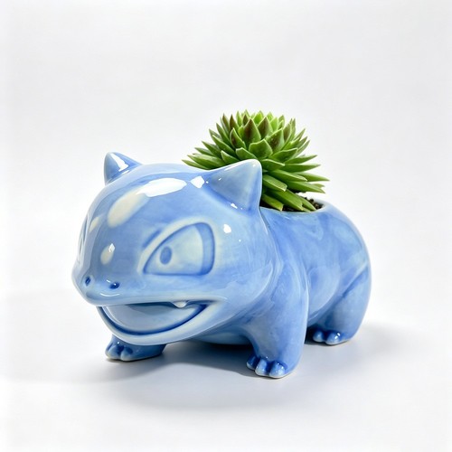Handcrafted blue white - &,