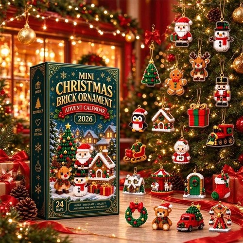 Mini christmas brick - christmas, ornament