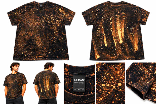 Gildan hand painted bleach - gildan,