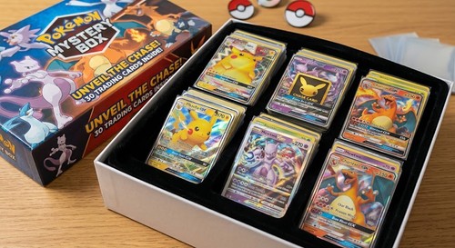 Pokemon mystery box 30 cards - mystery,