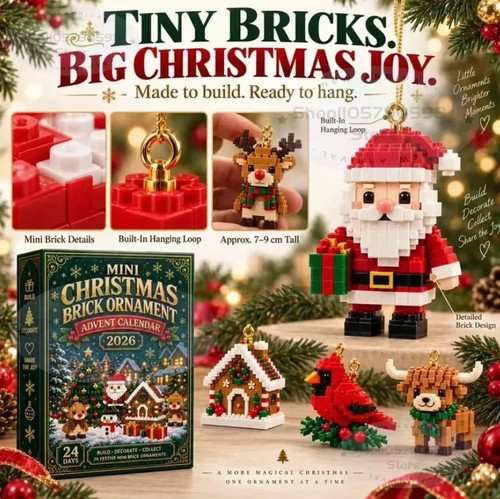 Mini christmas brick - christmas,
