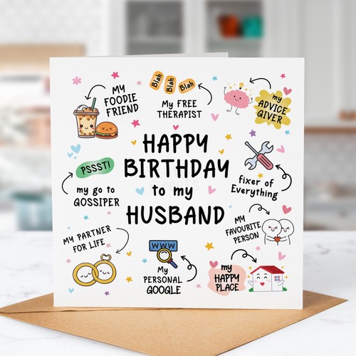 Funny birthday card - card, for