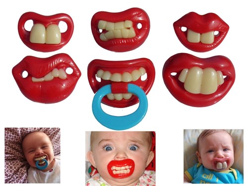 Funny baby novelty pacifier - pacifier,